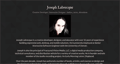 Desktop Screenshot of josephlabrecque.com